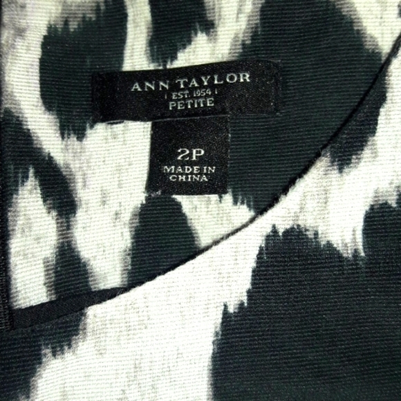 Black & White Animal Print Dress, 2P - Picture 2 of 5